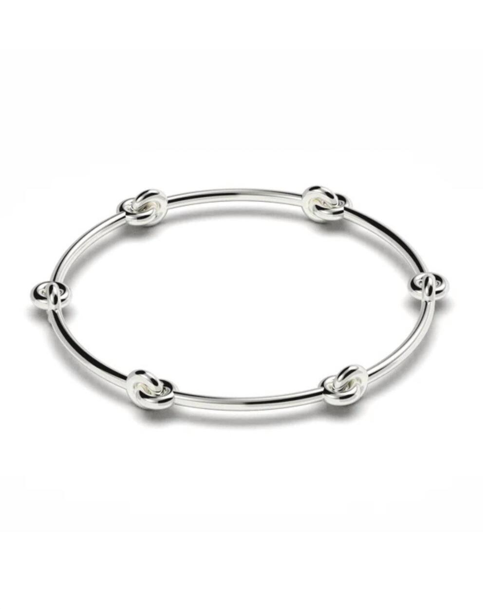 NEW UNCOMMON MATTERS unisex - knot infinity collier necklace in silver